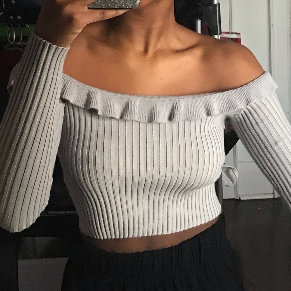 Off The Shoulder Sweater/Top